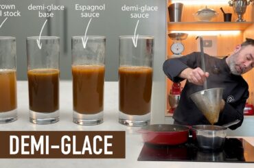 The real demi-glace, explained by a French chef: SAUCE vs. BASE