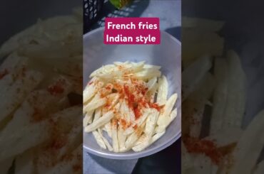 French fries indian style #trending #viralvideo #frenchfries #kooking #shortvideo #shortsfeed
