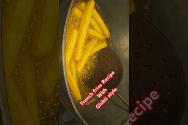 French fries with Ghibli Trend #ghibli #ghibliart #ytshortsindia #viralvideo #shorts