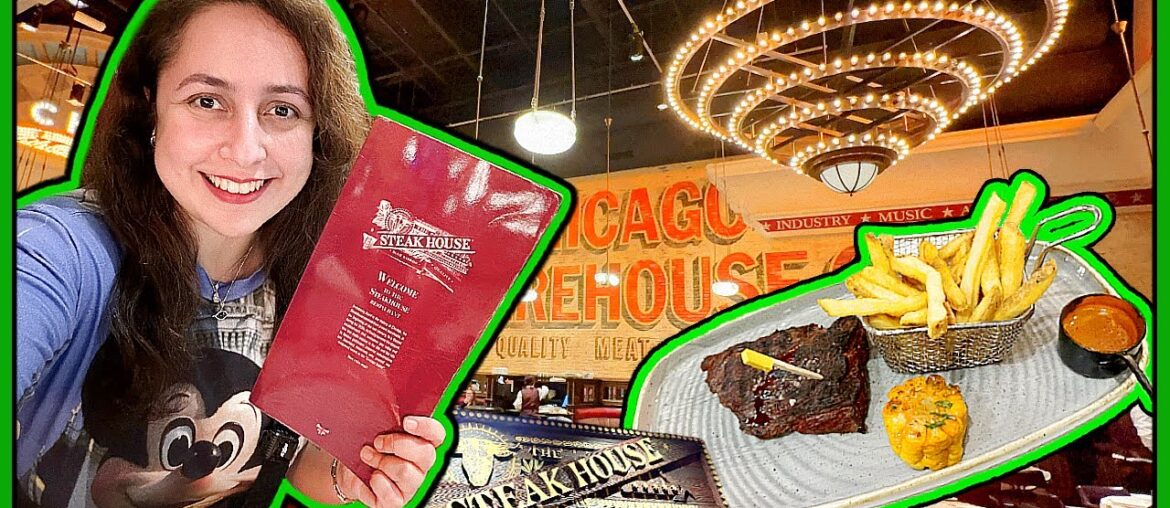 NEW Menu at the Steakhouse in DISNEYLAND PARIS | Disney Village FULL Dining Review 2025