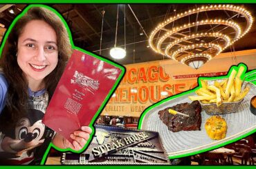 NEW Menu at the Steakhouse in DISNEYLAND PARIS | Disney Village FULL Dining Review 2025