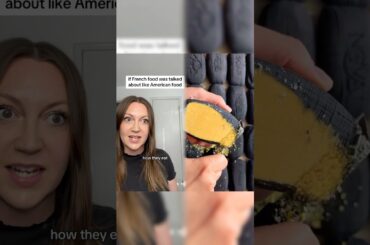 If we talked about French food like people talk about American food  #usa #american #americanfood