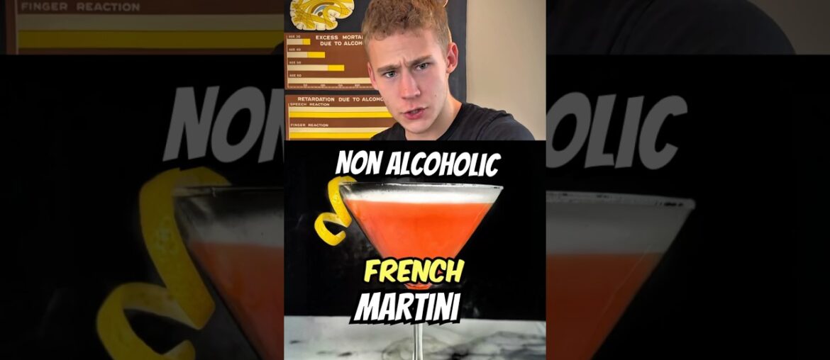 Delicious french drink #fyp #drink #mocktail #bartender #nonalcoholicdrinks #french #recipe #martini