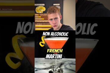 Delicious french drink #fyp #drink #mocktail #bartender #nonalcoholicdrinks #french #recipe #martini