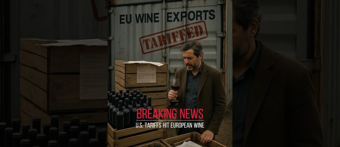 BREAKING NEWS: U.S. Tariffs Hit European Wine #winetime #news #ustariffs
