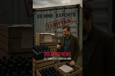 BREAKING NEWS: U.S. Tariffs Hit European Wine #winetime #news #ustariffs