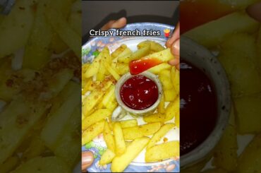 Crispy french fries recipe #food#trending #frenchfriesrecipe#snacks#potato #viralvideo #shortsfeed