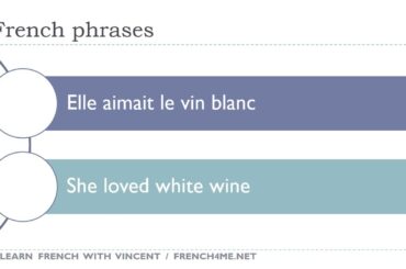 How To Say In French  I  She loved white wine