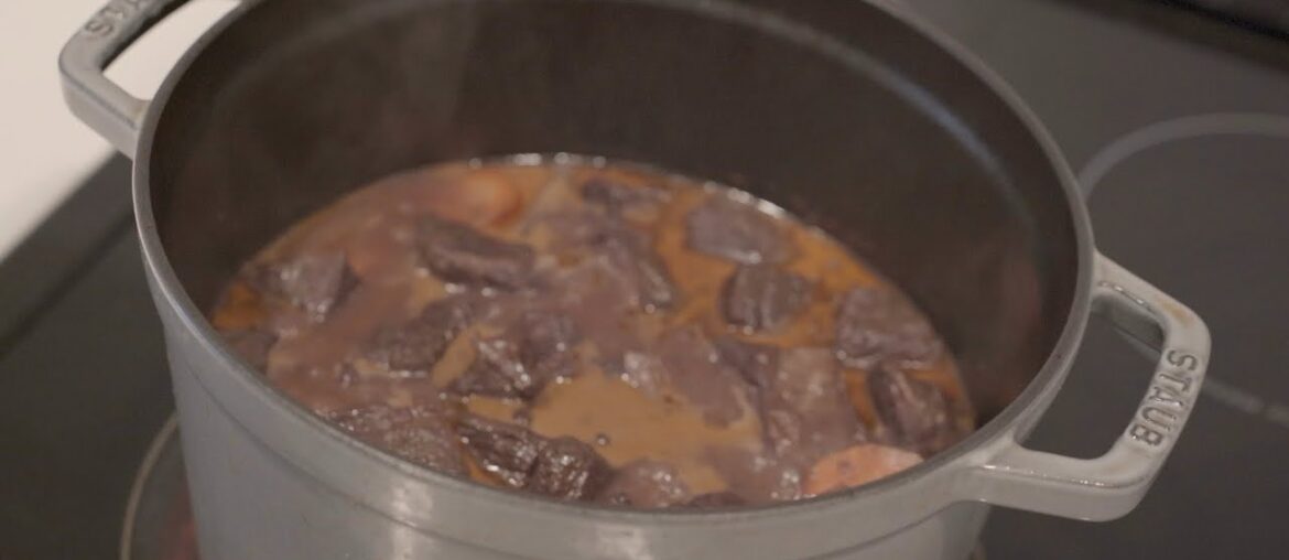 ASMR Cooking: French Beef Bourguignon at Home ASMR Cooking: French Beef Bourguignon at Home