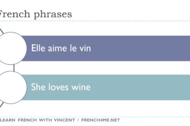 How To Say This Phrase In French  I  She loves wine