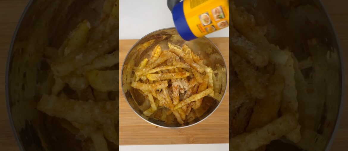 Perfect French Fries Recipe ASMR   #asmr #recipe #ytshorts