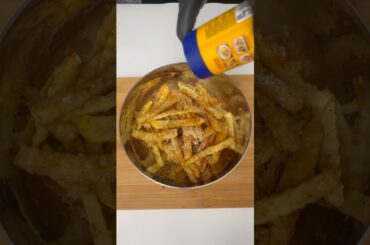 Perfect French Fries Recipe ASMR   #asmr #recipe #ytshorts