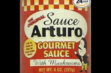Arturo Original Gourmet Sauce with Mushrooms, 8-Ounce Cans (Pack of 24)
