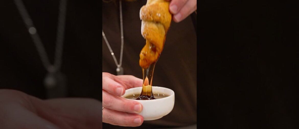 FRENCH TOAST SAUSAGE STUFFED CROISSANTS