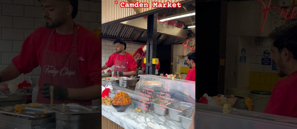 Best street food -Funky Chips in Camden Market London #travelvlog #foodieblog #foodster