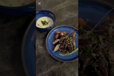 French cuisine 'Coq au Vin' and Chervil Soup #french #france #paris  #cooking #coqauvin #food