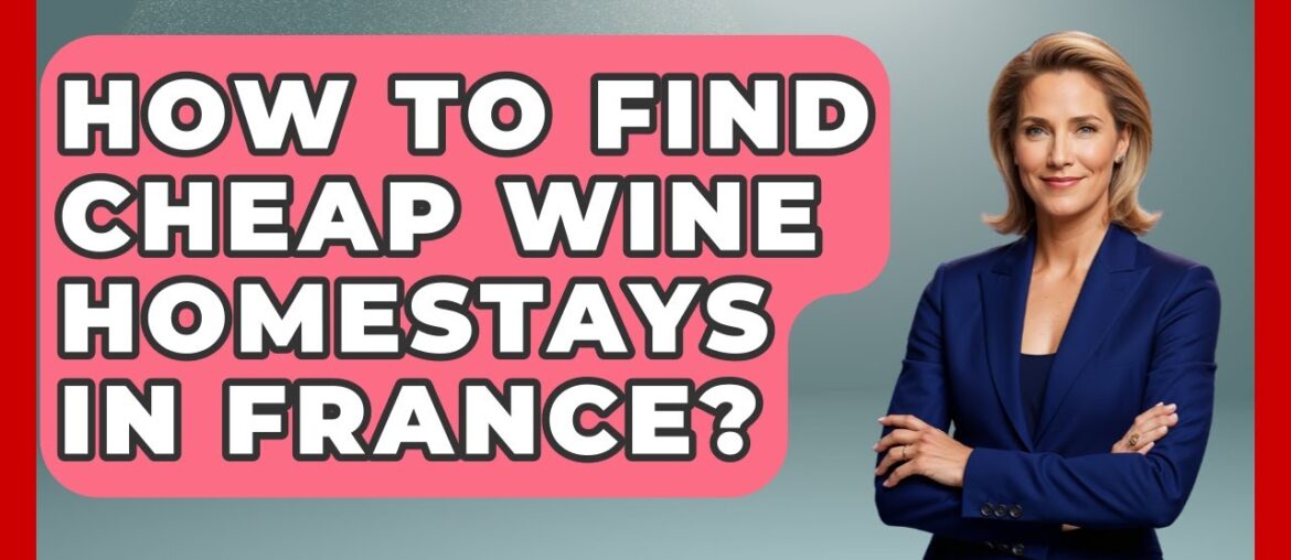 How To Find Cheap Wine Homestays In France? - Europe Travel Pros