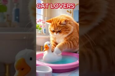 Whiskers the AI Cat Takes on Gourmet Cooking #cooking #animals #catlove