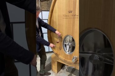 Tasting From Barrel at Chateau Bellevue in Saint Emilion #enprimeur #stemilion #winebarrel