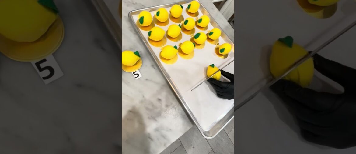 Can You SPOT The Real Lemon-VS-Lemon Dessert. #food #youtubeshorts @godfreysbakerycafe @chefgodfrey