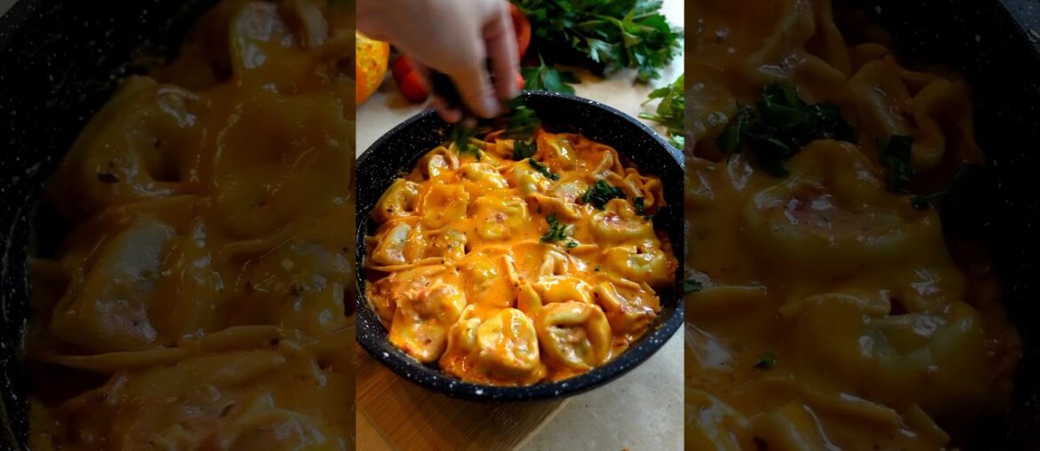 Creamy Cheese Tortellini #wintervibes #dinnerideas