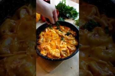 Creamy Cheese Tortellini #wintervibes #dinnerideas