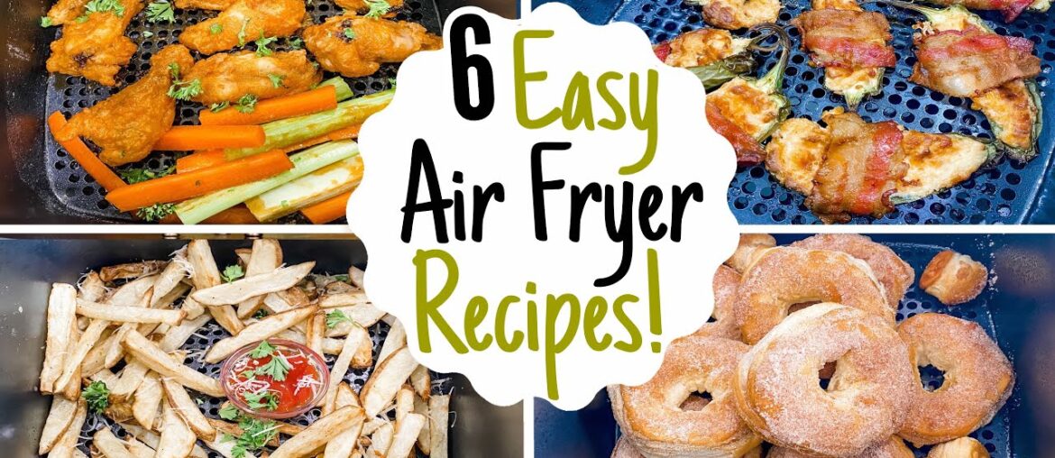 5 EASY AIR FRYER RECIPES FOR BEGINNERS | WHAT I COOK IN MY AIR FRYER | Julia Pacheco
