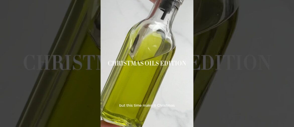 10 days, 10 Christmas themed infused oils + recipes to match the vibe #christmasrecipes #infusedoils