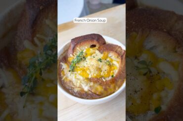 MINI SOUP SERIES EP. 1 - French Onion Soup  #easyrecipes #soup #goodsoup #fypage #cooking