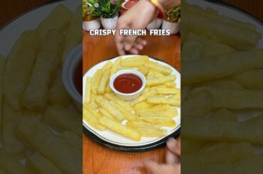 Crispy French Fries Recipe #shorts #recipe #frenchfries #snacks #potato #viral #shortsfeed #trending