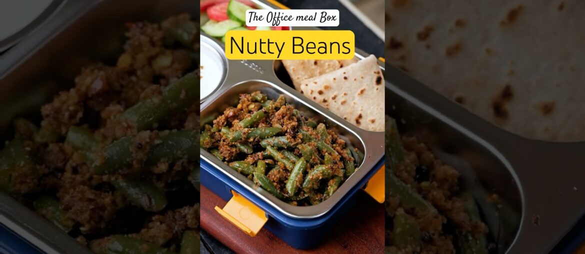 Ep. 4 of The Office MealBox | Nutty Beans | LunchBox Ideas | easy Recipes | Sabji #indianrecipes