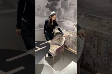 A refined take on French Art Deco, this dining chair combines classical elegance with modern flair.