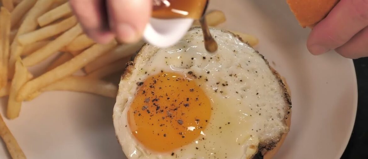 The Perfect Burger with French Fries