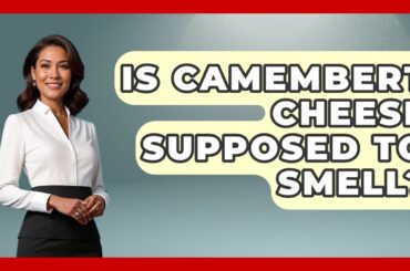 Is Camembert Cheese Supposed To Smell? - France Fact File