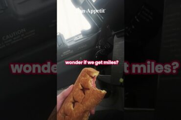 Bon Appetit - Wonder if we get miles? #airplane #airplanefood #travel #travelfood #snacks #snackhead