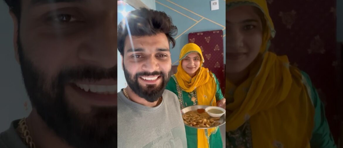 Aaj humne french fries bnaayi..#minivlog #dailyshort #shorts #family #familyvlog #village