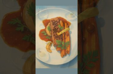 Chef AI - Michelin Fine Dining Anime Style #ai #anime #aifood