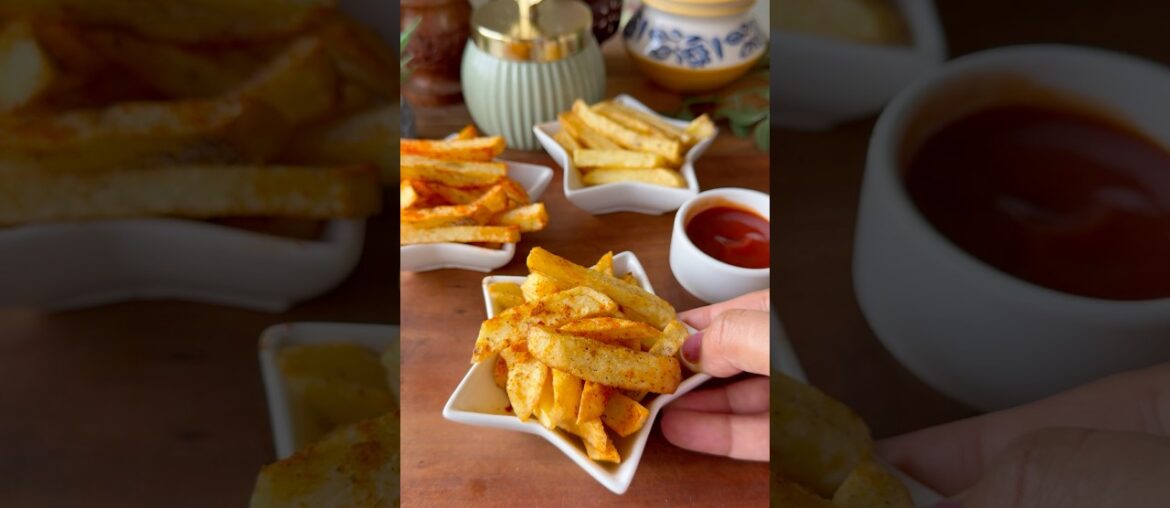 Perfect FRENCH FRIES recipe #frenchfries #snacks #snack #recipe #shortsvideo #shorts #ashortaday
