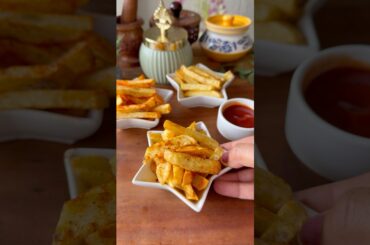 Perfect FRENCH FRIES recipe #frenchfries #snacks #snack #recipe #shortsvideo #shorts #ashortaday