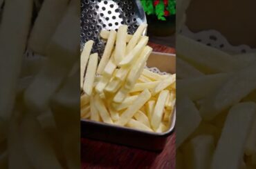 I learned this trick in a famous restaurant, Now I only make french fries like this #shorts #fries