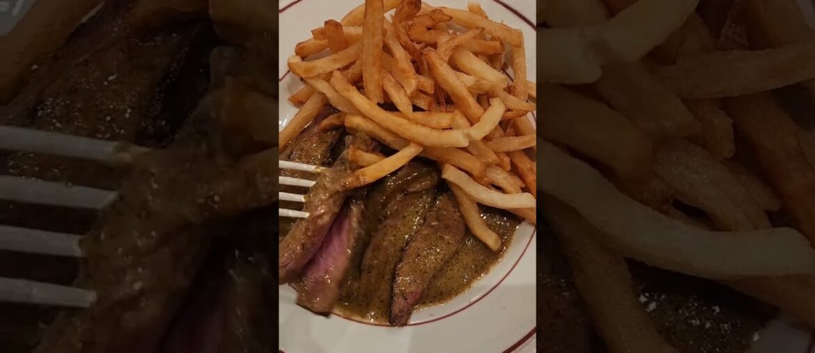 dining diaries, an asmr: Le Relais de Venise | @eatau