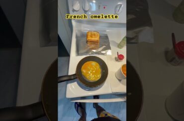 ASMR - Cooking French bread omelette cream cheese butter egg omelette