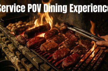 24 Minutes of Real French Grill Service POV Dining Experience