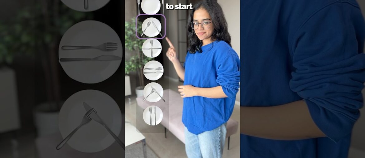 Dining Etiquette Tips – Table Manners – Master Fork & Knife Positions | Ananya #letstalk #etiquette Dining Etiquette Tips - Table Manners - Master Fork & Knife Positions | Ananya #letstalk #etiquette