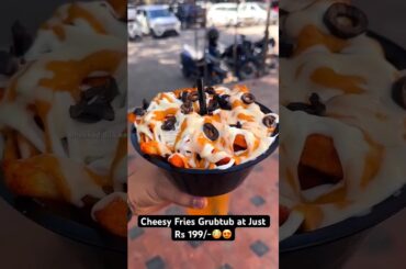 Pizza fries || indian food street #hussainabad