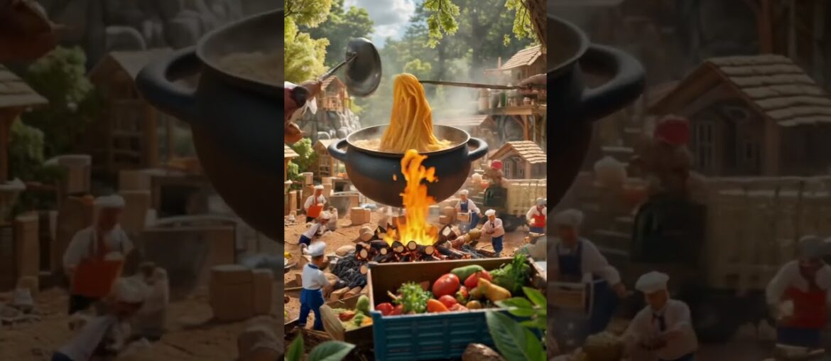 French noodle soup! #cooking #ai #funnyshorts #funnyvideos #soup #food #fyp #miniaturecooking