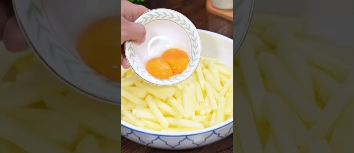 I learned this trick in a famous restaurant Now I only make french fries like this #shorts