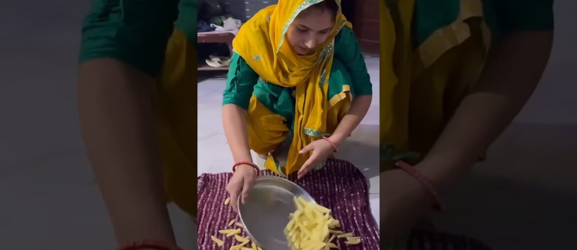 @RaoDipesh001 #Aaj humne Ghar per French fry banai aalu ke#YouTube shorts