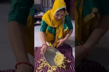@RaoDipesh001 #Aaj humne Ghar per French fry banai aalu ke#YouTube shorts