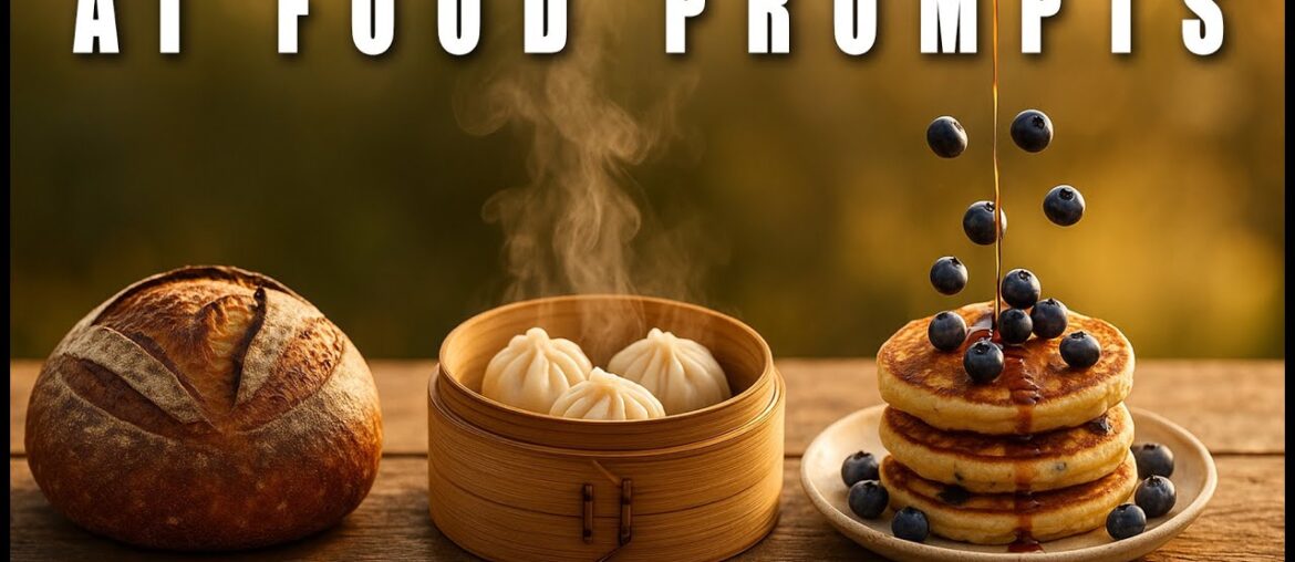 FOOD PHOTOGRAPHY AI PROMPTS - Sora Ai Image Prompts - Social Media